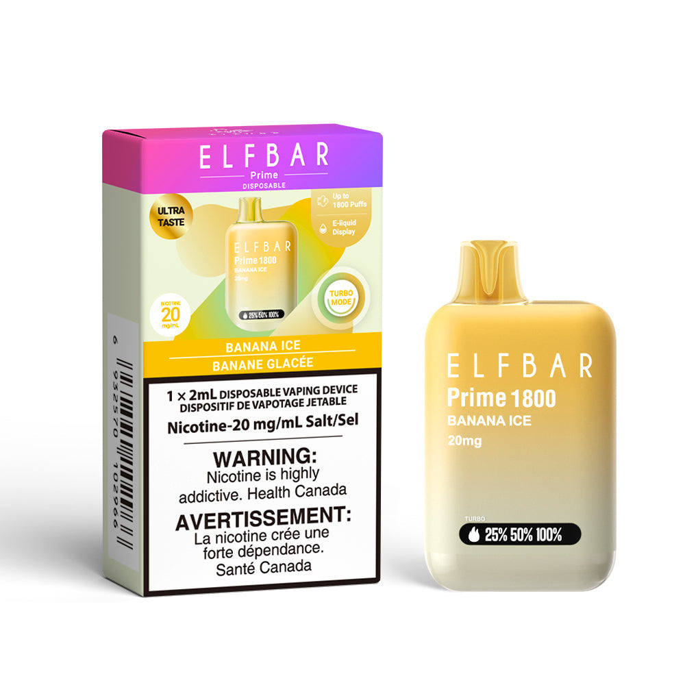 Elfbar Prime 1800 Disposable Vape - 1800 Puffs - 2ml