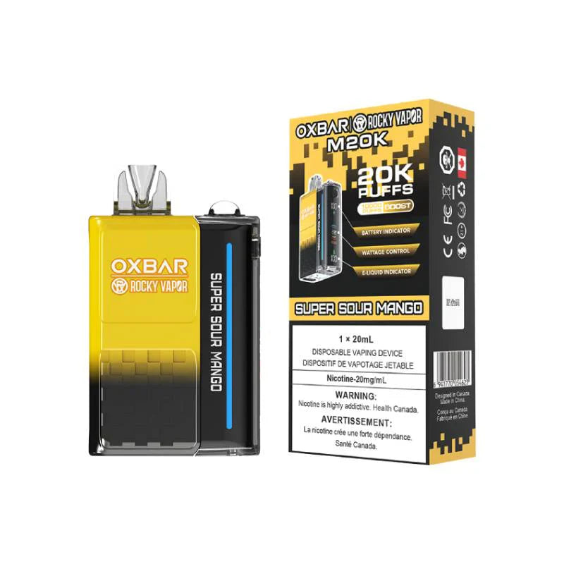 OxBar X Rocky Vapor M20K 20000 Puffs Disposable Vape
