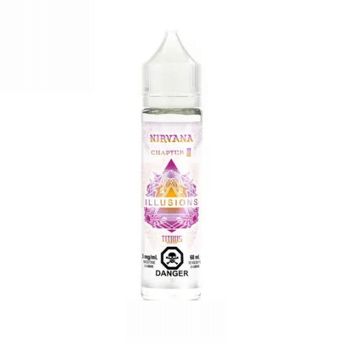 Illusions 60ml Freebase Liquid Free Base E-Liquid 60 ml E - Liquid Bliss Vape Shop Near Me St Clair Vape Shop Toronto Ontario Canada Price Flavours