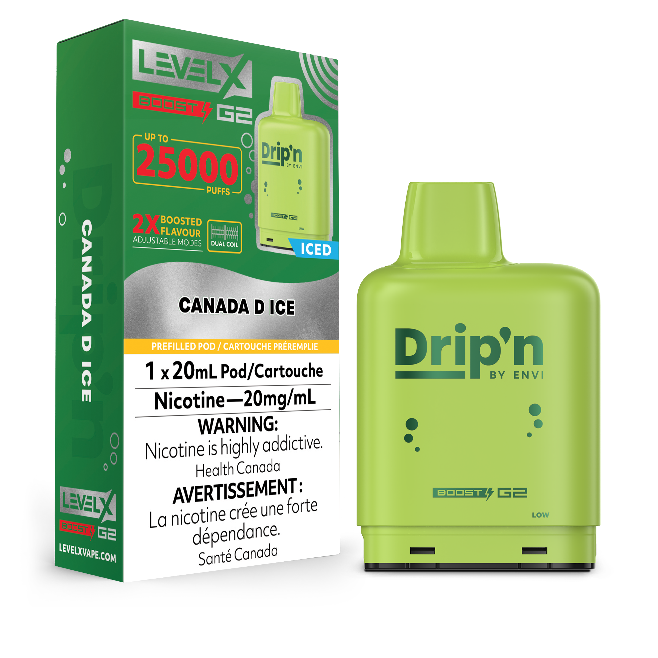 Level X Envi Dripn G2 25k Disposable Pods - 25000 Puffs - 20ml