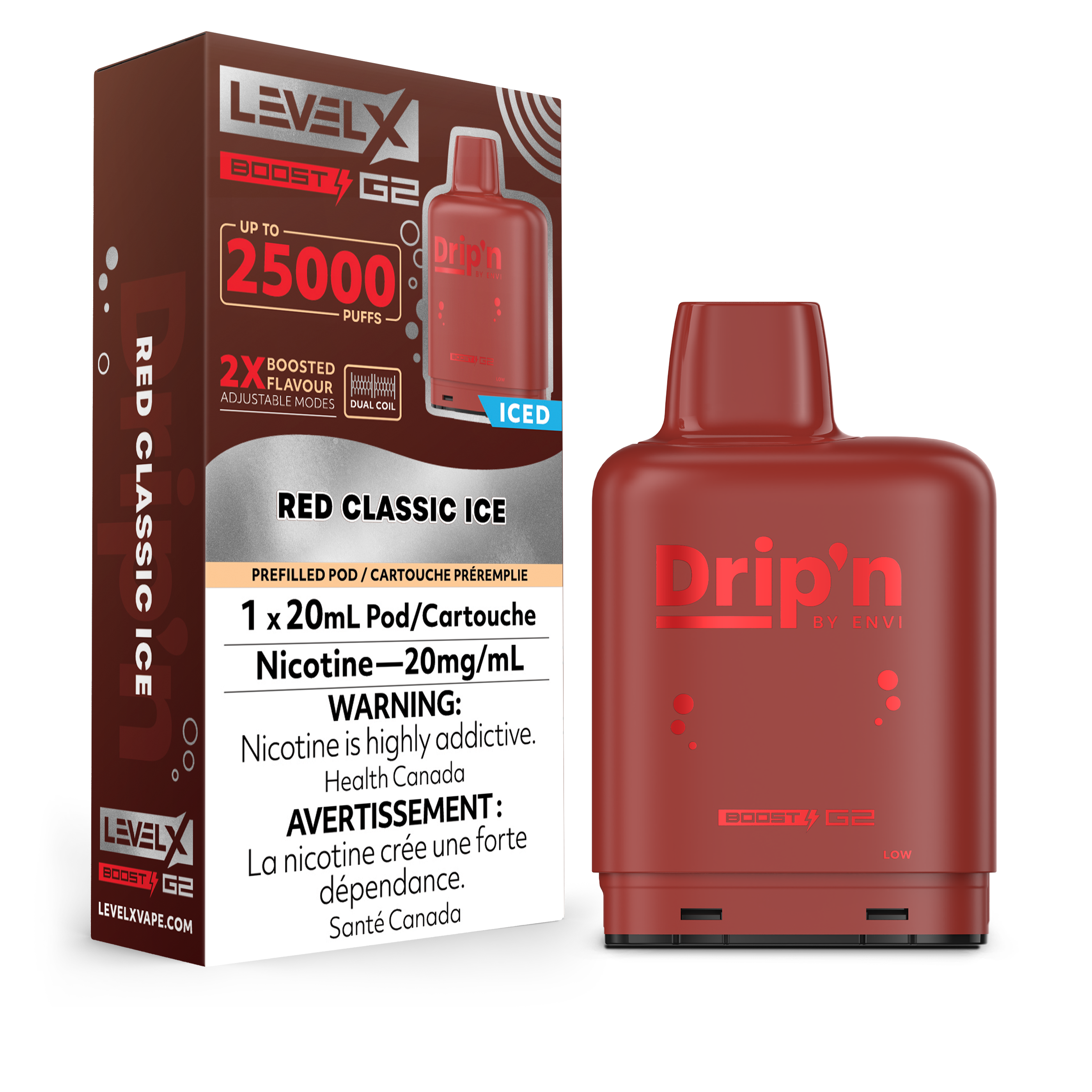 Level X Envi Dripn G2 25k Disposable Pods - 25000 Puffs - 20ml