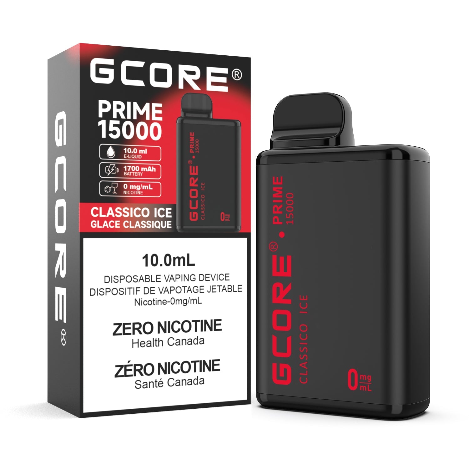 Gcore PRIME Disposable Vape - 15000 Puffs - 10ml